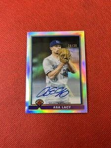 2021 Bowman Chrome Asa Lacy SSP Refractor Auto 1991 RC #20/30 SP/1 Royals Retro - Picture 1 of 7