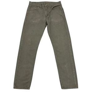 Levi's 508 Jeans Grey Mens 31W 30L Regular Tapered Fit 100% Denim Zip Fly - Picture 1 of 13