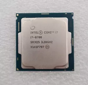 INTEL CORE i7 i7-8700 SR3QS 3.20GHZ 6-Core Socket LGA 1151 CPU Processor - Picture 1 of 2