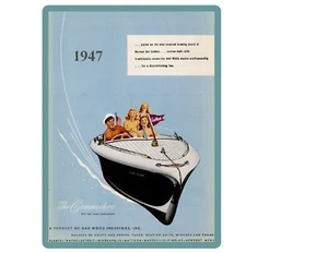 1947 Gar Wood Boat Refrigerator / Tool Box Magnet - Picture 1 of 1