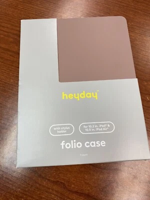 Heyday Folio чехол и стилус держатель для iPad 10,2» и 10,5» воздуха - коричневый изящный! - Изображение 1 из 2