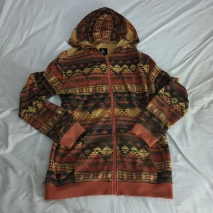 Art Class Girls Hoodie Brown Native American Design Girls 12 14 Aztec Zip XL - Picture 1 of 4