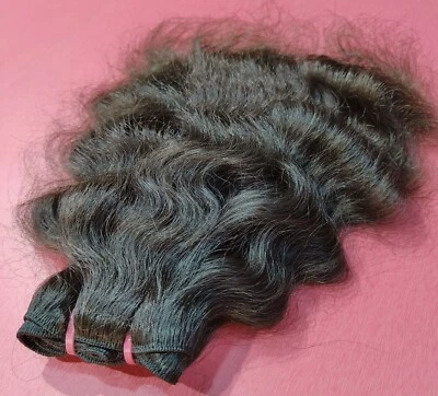 Комплект натуральных сырых индийских вьющихся человеческих волос Virgin - Изображение 1 из 4