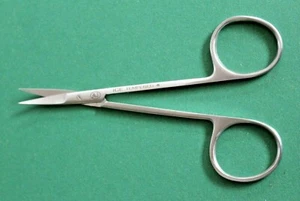 Irisschere OP Schere chirurgische Schere 11,5 cm gebogen - Bild 1 von 8
