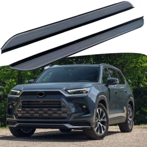 All Black Running Board fits for Grand Highlander 2024+ Side Step Nerf Bar 2PCS - Picture 1 of 8