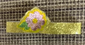 Lady Lovely Locks Hide n Peeks Stirnband Tiara gelb - Vintage Mattel 1987 - Bild 1 von 4