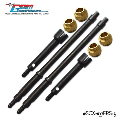 GPM Harden Steel #45 Front CVD Joint+Rear Drive Shaft + Copper Collar For SCX24 - Image 1 of 4