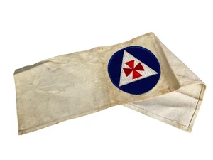 WWII Civil Defense- Fireman Armband Patch # - Picture 1 of 4