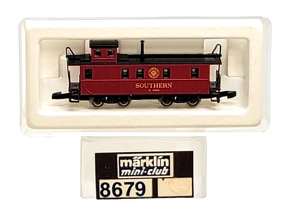 Z Scale Marklin Mini-Club 8679 Southern Caboose - Image 1 of 4