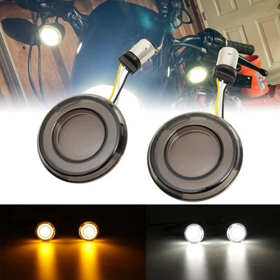1157 LED Turn Signals Blinker Light For Harley Davidson Sportster Iron 883 1200 — 第 1/4 张图片