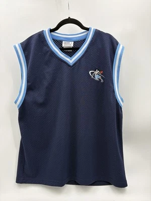 Camiseta deportiva de baloncesto clásica vintage AND1 Playground para hombre grande azul blanco Foto 1 de 4