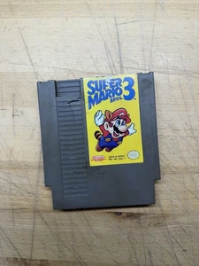 Super Mario Bros. 3 (Nintendo NES, 1990) DEFEKT SHELL TORN LABEL - Bild 1 von 4