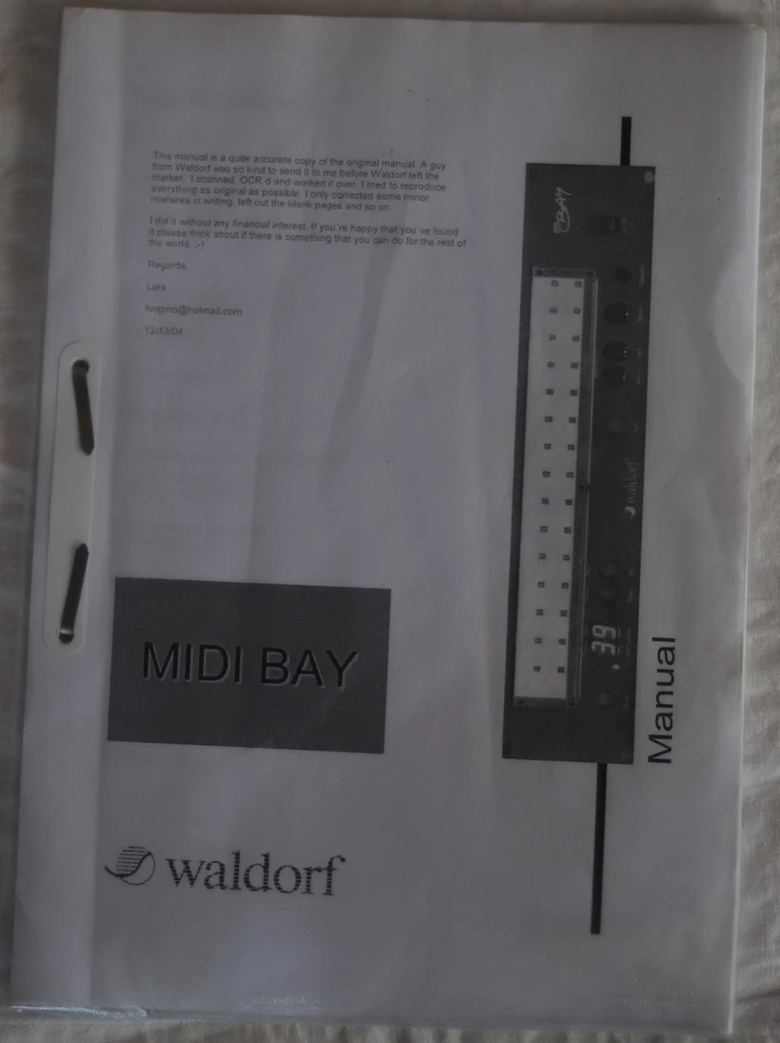 Waldorf Midibay, professionelle und seltene MIDI Patchbay, MERGE Funktion - Bild 1 von 1