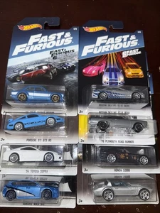 Hot Wheels Walmart Exclusive 2016 Fast & Furious Complete 8 Car Set A - Picture 1 of 5