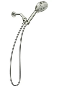 Moen Hydro Energetix Spot Resist Brushed Nickel Detachable Handheld Shower He... - Picture 1 of 8