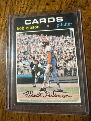 Бейсбольная карточка 1971 Topps Bob Gibson No450 St. Louis Cardinals - Изображение 1 из 2