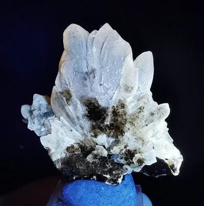 18g New Find Rare Natural Amber Calcite Phosphorescent Mineral Specimen - Imagen 1 de 23