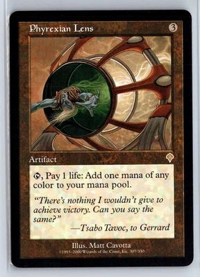 (4x) PHYREXIAN LENS - Invasion – MTG Magic the Gathering Card - Rare - Image 1 of 4