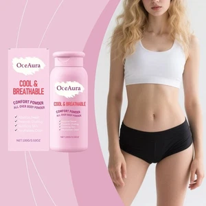 OceAura COOL&BREATHABLE WomnComfort Dry&Fresh Liquid Alc-Free Powder W2T3 - Picture 1 of 14