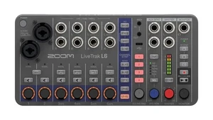 Zoom LiveTrak L-6 Portable 6-Channel Digital Mixer and Multitrack Recorder - Picture 1 of 2