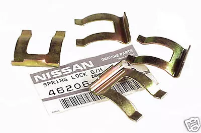 Datsun Brake Hose Spring-Lock Set, 260Z 280Z 1974-1978 OEM NEW! - Image 1 of 2