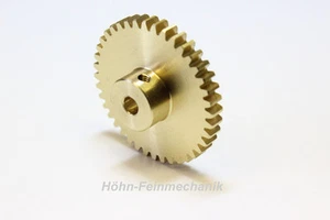 Stirnzahnrad, Zahnrad, Modul 0,8, aus Messing, 45 Zähne - Bild 1 von 1