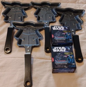 Star Wars Pancake Skillet Lot Micro Galaxy Squadron Mystery Vehicle Figure Set - Picture 1 of 6