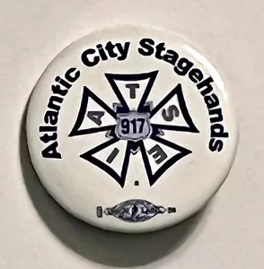 IATSE Local 917 Atlantic City Solapa/Sombrero Pin - Imagen 1 de 1