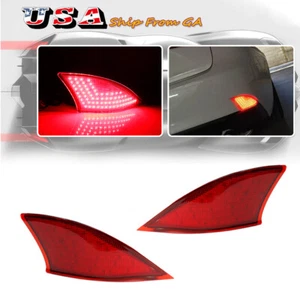 Red Lens Tail Brake Signal LED Rear Fog Lights For 2014-2020 Lexus IS250 IS350 - Picture 1 of 9