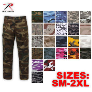 Rothco Military Camouflage BDU Cargo Army Fatigue Combat Pants (S-2XL)
