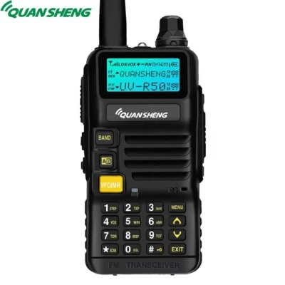 Quansheng UV-R50 Walkie Talkie VHF UHF Dual Band UVR50 Portable CB Two Way Radio - Image 1 of 4