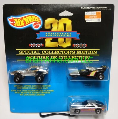 Hot Wheels Porsche 928 in Silver with Blackwall Wheels 20th Anniversary Package - Image 1 of 4