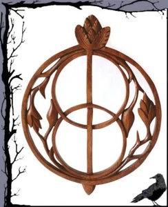 Decoración de pared medieval de madera - celtas - Chalice Wells - Imagen 1 de 1