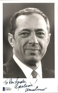 Mario Cuomo Signed New York Governor 5x8 Photo Beckett COA Personalized To Ron - Picture 1 of 1
