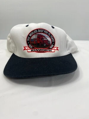 Kenworth The World's Best for 75 years 1998 Snapback Cap, White, Pre-Owned - Image 1 of 4
