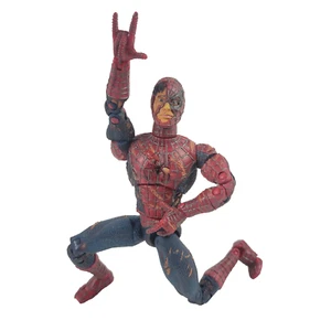 VTG ToyBiz Battle Ravaged Spider-Man Movie Series 3 Action Figure 2002 - Picture 1 of 7