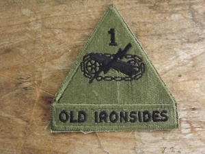 1st Armored Division Patch, Subdued - INV# A6154 - Picture 1 of 2
