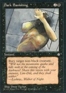1X DARK BANISHING BLACK ICE AGE MTG MAGIC LP X1 (yourdeckbuilder) - Picture 1 of 1
