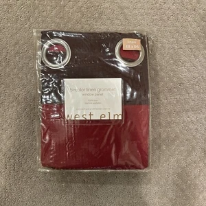 West Elm Drapes Linen Blend 48"x96" Grommet Drape - Picture 1 of 4
