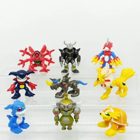 Digimon Digital Monsters Black WarGreymon Bandai Mini H-T Figure set (9pcs) Cover