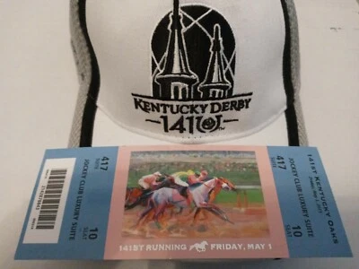 Boleto completo 1 ~ 141st Kentucky Oaks más sombrero grande/XL Kentucky Derby 141 Foto 1 de 4