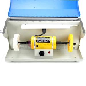 110V/220V Polishing Buffing Machine Dust Collector Bench Grinder Jewelery Tools - Picture 1 of 8