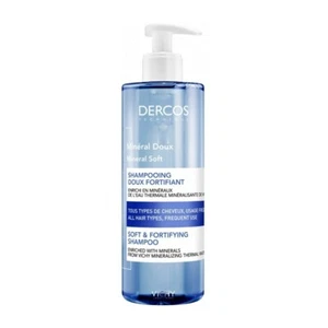 Vichy Dercos Mineral Soft 400ml - Soft & Fortifying Shampoo - Enriched Minerals