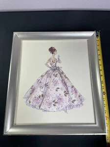 Barbie Violette Print Collection Framed By Z Gallerie - Picture 1 of 8
