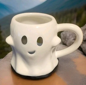 Ghost White Mug 2021 Threshold Target Halloween New Other - Picture 1 of 5
