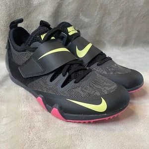 Men Size 4.5 / Womens 6 Nike Zoom Pole Vault Anthracite Fierce Pink (runs Small) - Picture 1 of 10