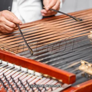 Martillos Dulcimer Martillos Exquisito Ébano para Práctica 9,69 x 0,65 pulgadas Juego de 2 - Imagen 1 de 7