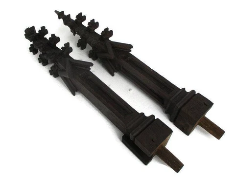 Neo Gothic 2 Large Reclaimed Carved Wood Large Spindles Balusters Trim Posts Pil Cover