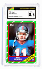 1986 Topps Football Phil Simms #138 New York Giants CSG 8.5 NM-Mint Plus