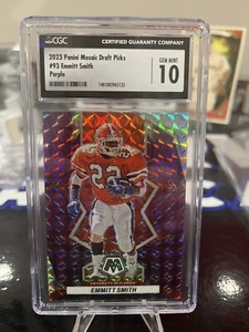 2023 Mosaic Draft Picks Emmitt Smith /49 CGC 10 - Picture 1 of 2